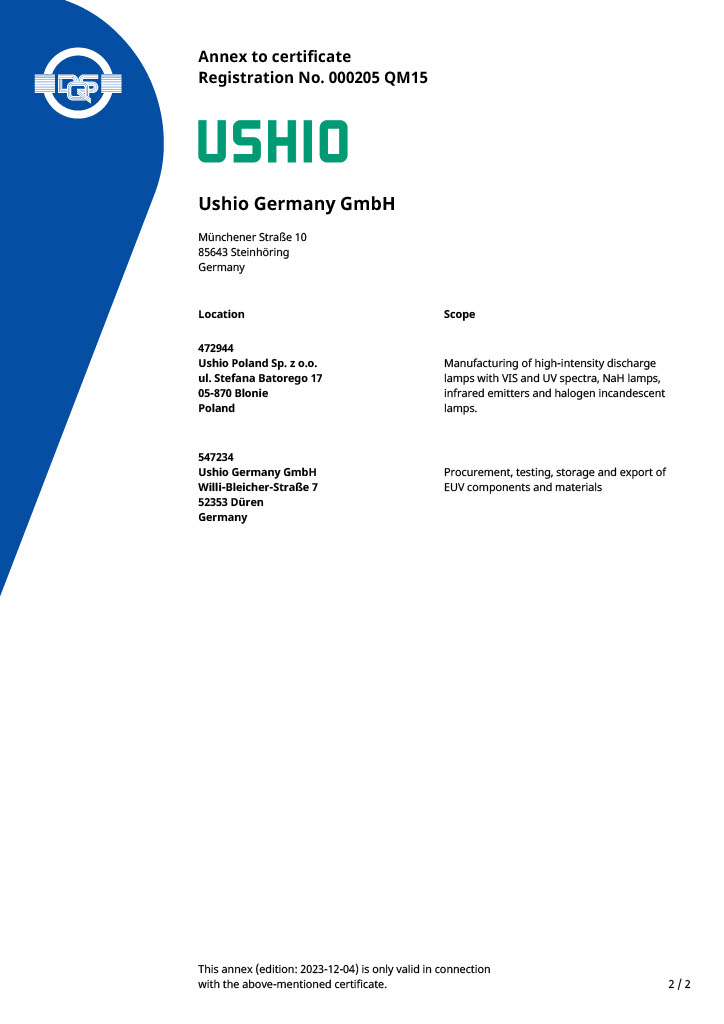 ISO certification|
