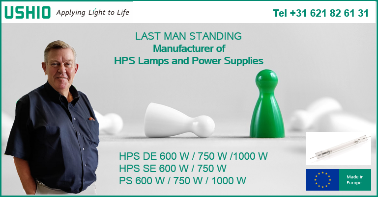 Ushio: "We’re ready to be the ‘last man standing’ in Europe’s HPS production"