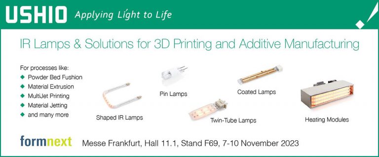 Ushio to Showcase Innovative IR & UV Product Lineup at Formnext Trade Show