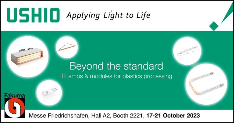 FAKUMA 2023 - Beyond the standard - IR Lamps and Solutions Made By Ushio