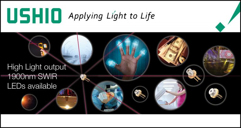 Ushio Begins Sample Shipments of High Light Output 1900nm SWIR LEDs